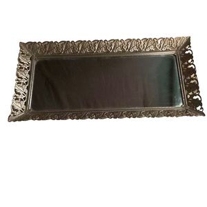 Vintage Gold Rim Vanity Mirror